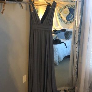 blue long homecoming dress from TOBI